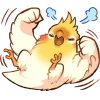 😠 Эмодзи «Coca Bird» для Telegram