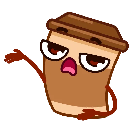 🤩 Эмодзи «Стаканчик Кофе» для Telegram