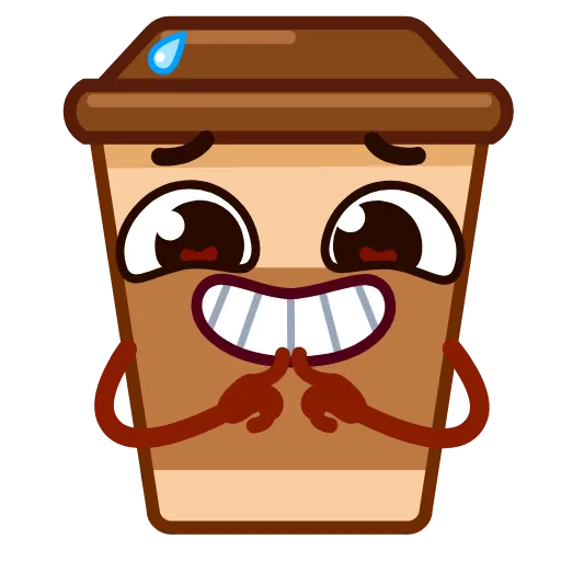 🤩 Эмодзи «Стаканчик Кофе» для Telegram