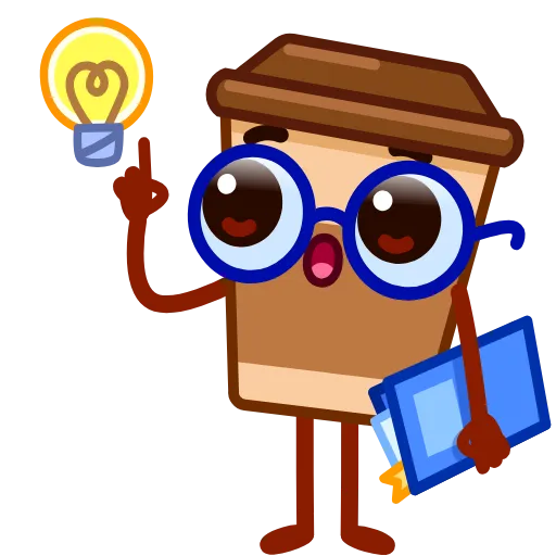 🤩 Эмодзи «Стаканчик Кофе» для Telegram