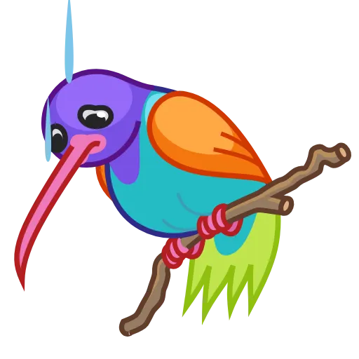 😞 Эмодзи «Colibri» для Telegram