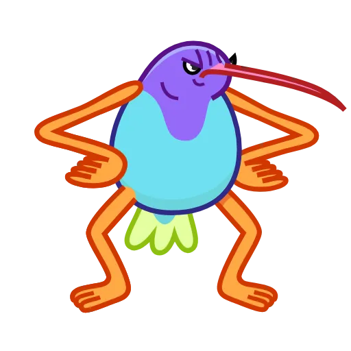 😠 Эмодзи «Colibri» для Telegram