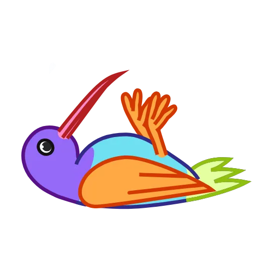😵 Эмодзи «Colibri» для Telegram