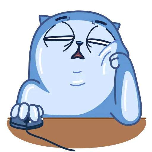 🥱 Эмодзи «Colored Cats» для Telegram