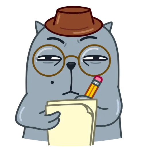 🤓 Эмодзи «Colored Cats» для Telegram