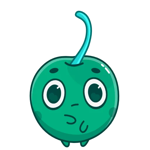 😳 Эмодзи «Colored Cherry Emoji» для Telegram