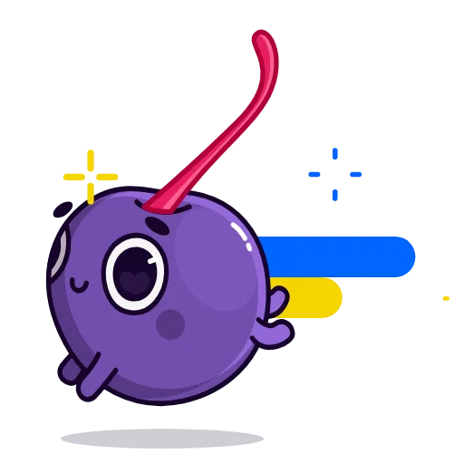 🇺🇦 Эмодзи «Colored Cherry Emoji» для Telegram