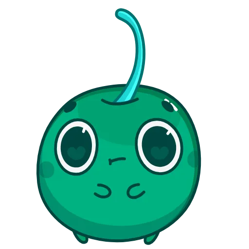 😐 Эмодзи «Colored Cherry Emoji» для Telegram