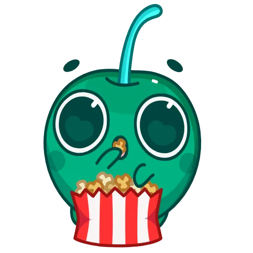 🍿 Эмодзи «Colored Cherry Emoji» для Telegram