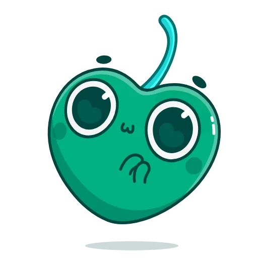 💚 Эмодзи «Colored Cherry Emoji» для Telegram