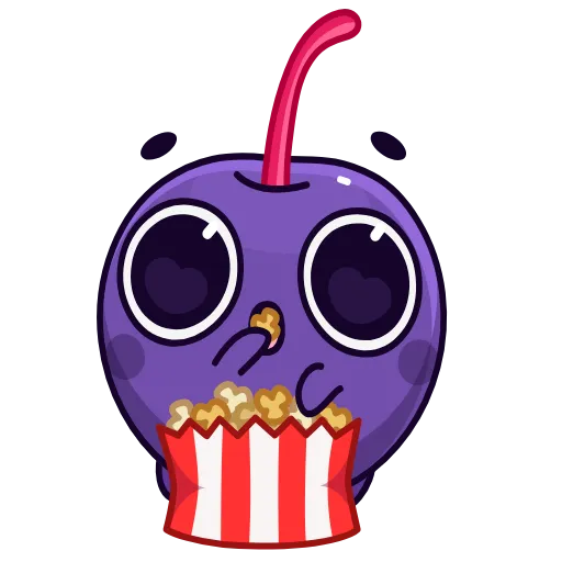 🍿 Эмодзи «Colored Cherry Emoji» для Telegram