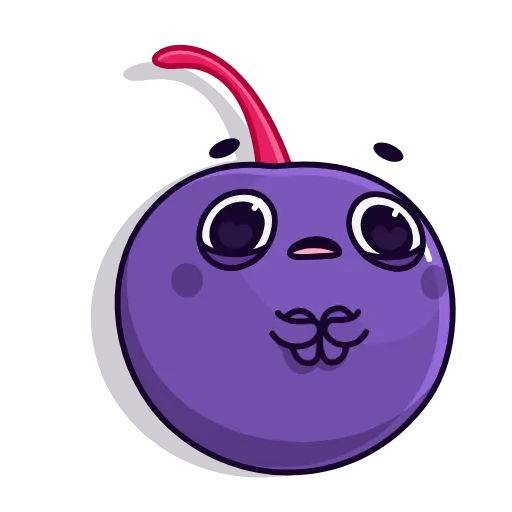 😟 Эмодзи «Colored Cherry Emoji» для Telegram