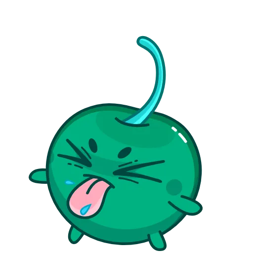 😝 Эмодзи «Colored Cherry Emoji» для Telegram