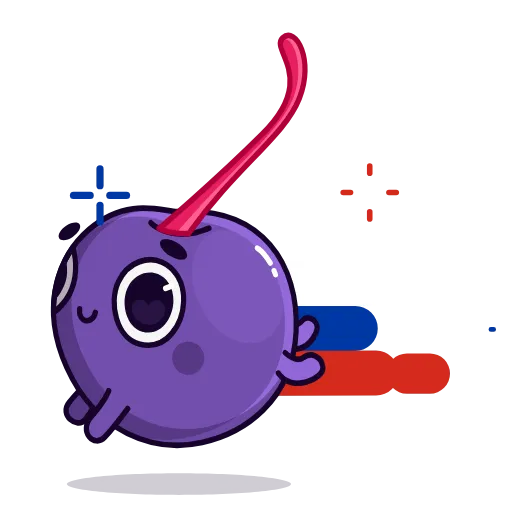 🇷🇺 Эмодзи «Colored Cherry Emoji» для Telegram