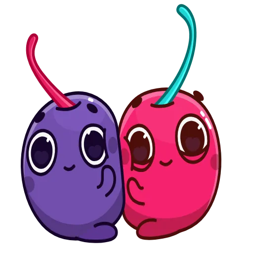 🤗 Эмодзи «Colored Cherry Emoji» для Telegram