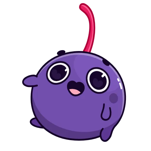 👋 Эмодзи «Colored Cherry Emoji» для Telegram