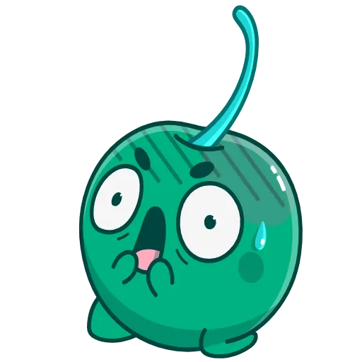 😱 Эмодзи «Colored Cherry Emoji» для Telegram