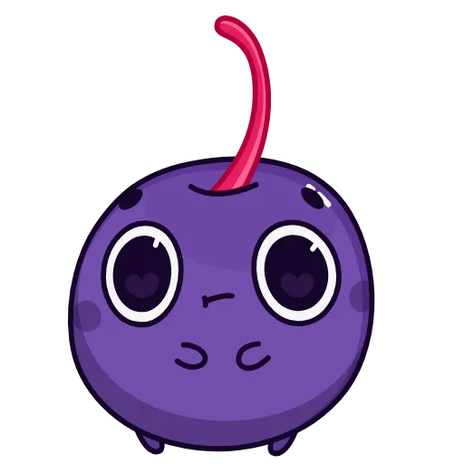 😐 Эмодзи «Colored Cherry Emoji» для Telegram