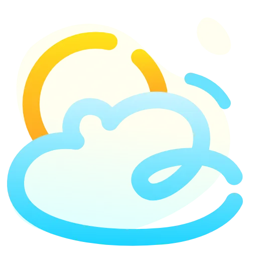 ⛅ Эмодзи «Colorful Font» для Telegram