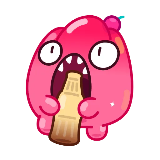 🥂 Эмодзи «🌈 Colorful Jelly - разноцветные желешки» для Telegram