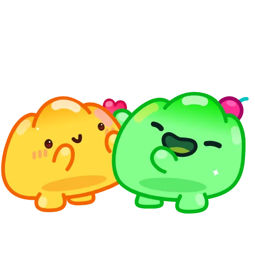 🤗 Эмодзи «🌈 Colorful Jelly - разноцветные желешки» для Telegram