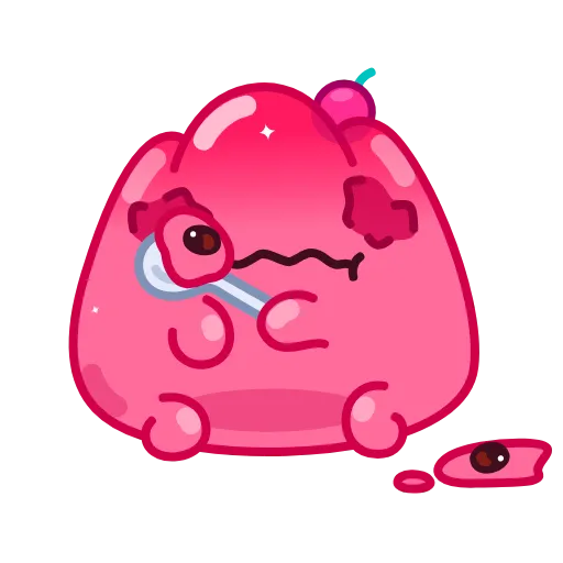 😵 Эмодзи «🌈 Colorful Jelly - разноцветные желешки» для Telegram