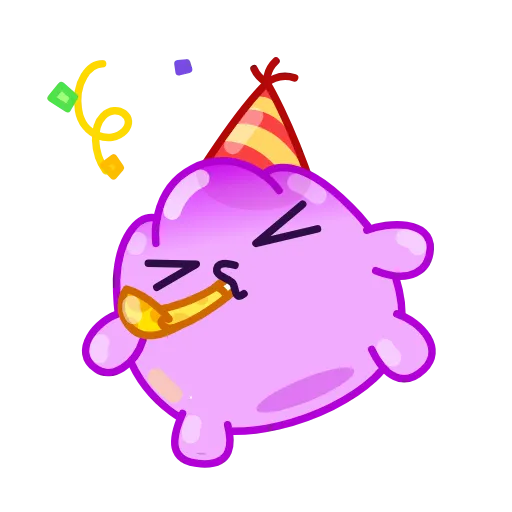 🥳 Эмодзи «🌈 Colorful Jelly - разноцветные желешки» для Telegram