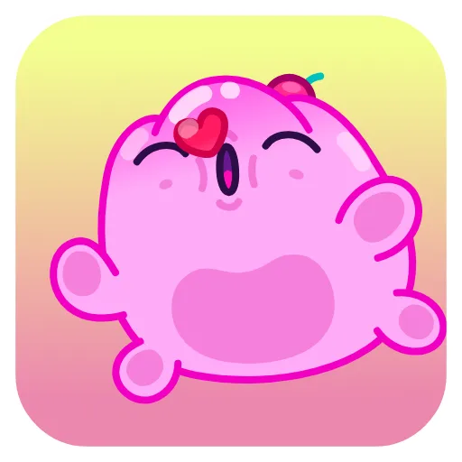 ❤️ Эмодзи «🌈 Colorful Jelly - разноцветные желешки» для Telegram