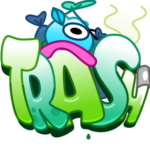 🗑 Эмодзи «Colorful Messages» для Telegram