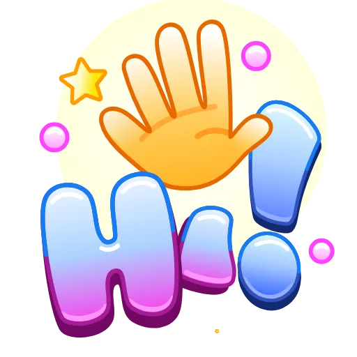 👋 Эмодзи «Colorful Messages» для Telegram