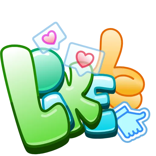 👍 Эмодзи «Colorful Messages» для Telegram