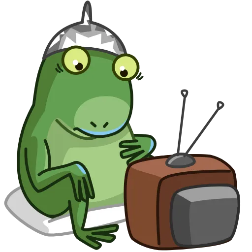 📺 Эмодзи «Concerned Froge» для Telegram