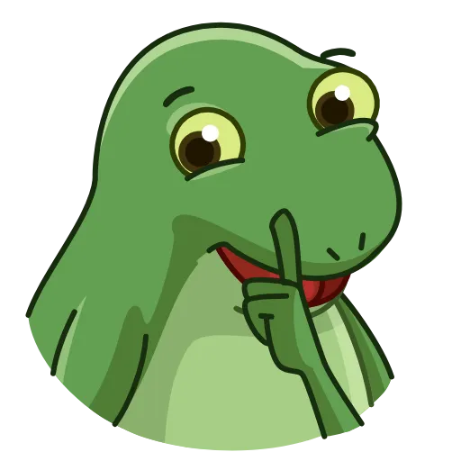 ☝️ Эмодзи «Concerned Froge» для Telegram