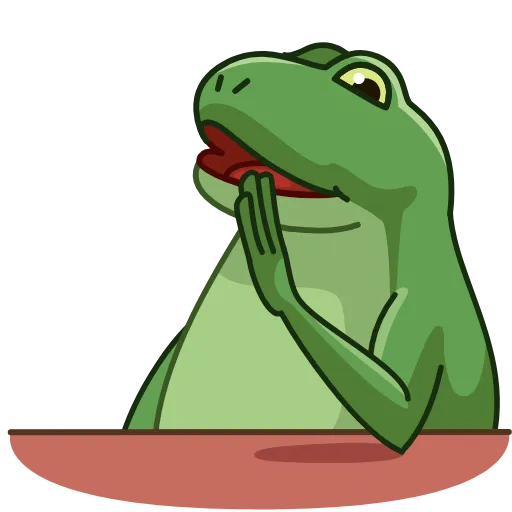 Стикерпак Concerned Froge для Telegram
