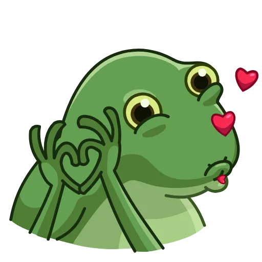 😘 Эмодзи «Concerned Froge» для Telegram
