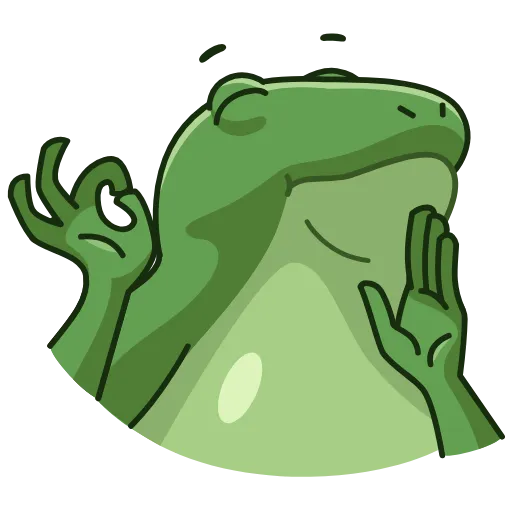👌 Эмодзи «Concerned Froge» для Telegram