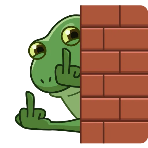 🖕 Эмодзи «Concerned Froge» для Telegram