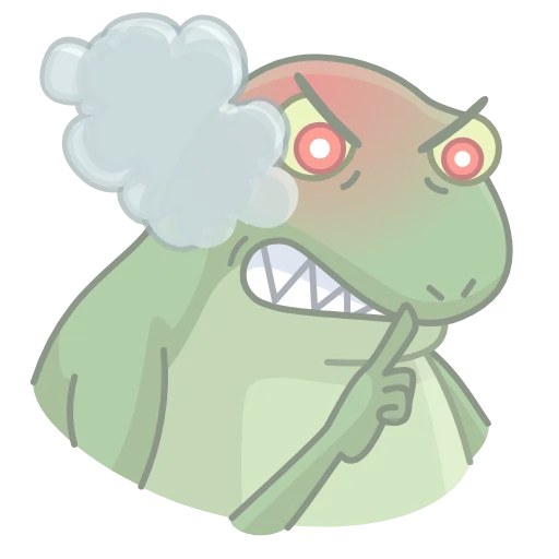 😡 Эмодзи «Concerned Froge» для Telegram