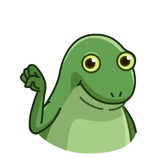 ☝️ Эмодзи «Concerned Froge» для Telegram