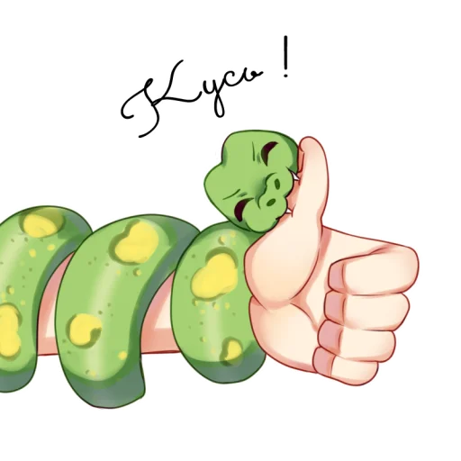 🐍 Стикер «New year Rabbit» для Telegram