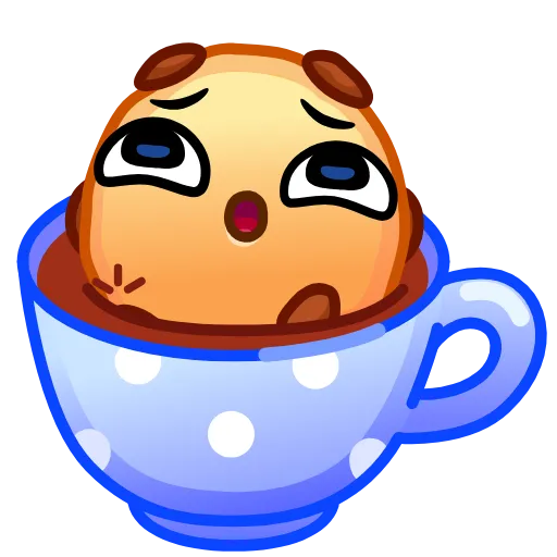 ☕️ Эмодзи «Cookie Emoji» для Telegram