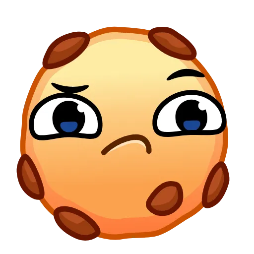 🤔 Эмодзи «Cookie Emoji» для Telegram