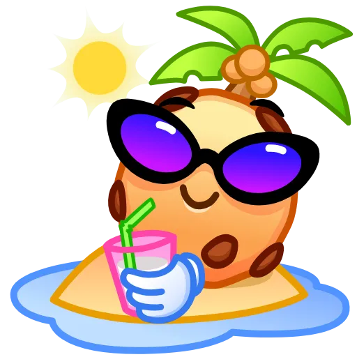 🏝 Эмодзи «Cookie Emoji» для Telegram