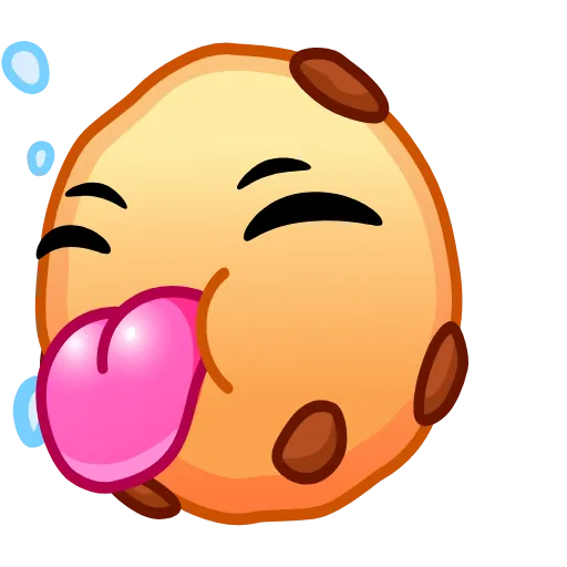 👅 Эмодзи «Cookie Emoji» для Telegram