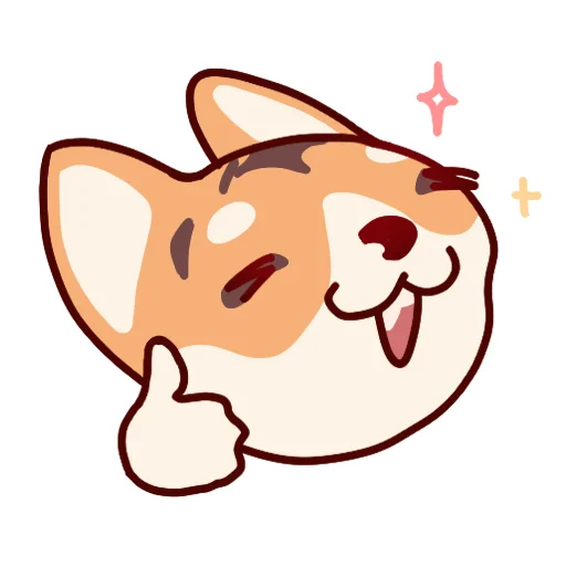 ✨ Стикер «Corgi Pembrok Raf» для Telegram