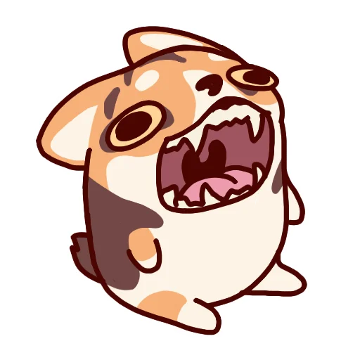 😲 Стикер «Corgi Pembrok Raf» для Telegram
