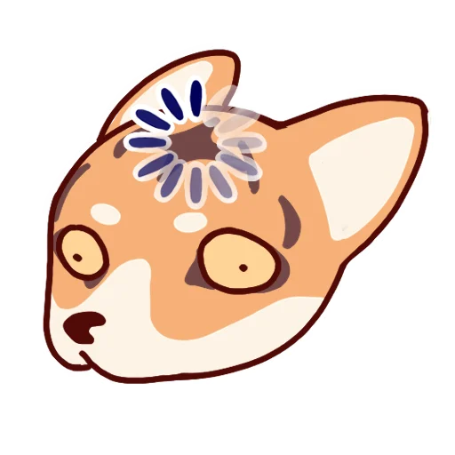 😵‍💫 Стикер «Corgi Pembrok Raf» для Telegram