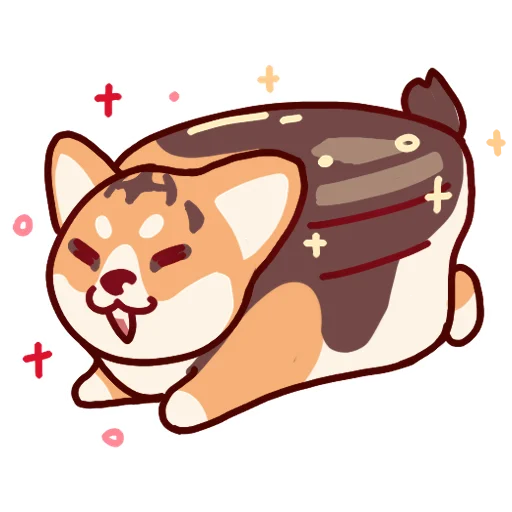 🍞 Стикер «Corgi Pembrok Raf» для Telegram