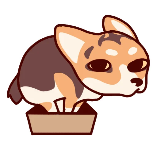 🎁 Стикер «Corgi Pembrok Raf» для Telegram