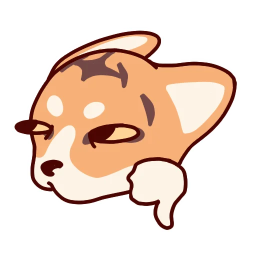 💩 Стикер «Corgi Pembrok Raf» для Telegram